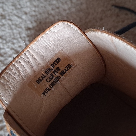 Kate Spade Leopard Print Calf Fur Roger Bootie Size 9 - Picture 5 of 6